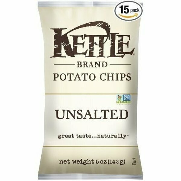 Kettle Brand POTATO CHIPS, NO SALT 00223085